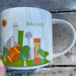 Vintage new Starbucks Dallas You Are Here Collection 14oz Mug 2014 box
New